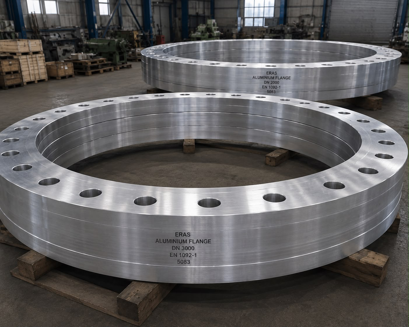 ERFLANS aluminium flange detail